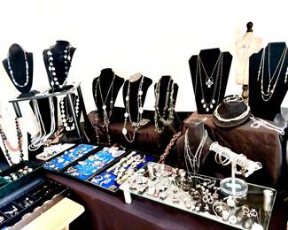 Large selection of fashion jewelry