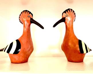 Pair of hoopoe birds