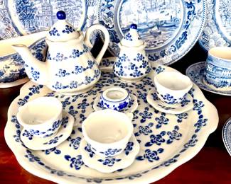 Vintage children's tea set