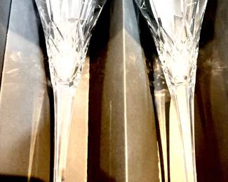 Waterford flutes in box