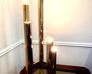 MCM brass tube lamp