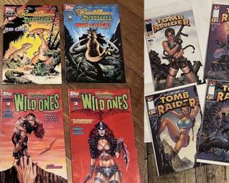 Topps & Tomb Raider Comics 