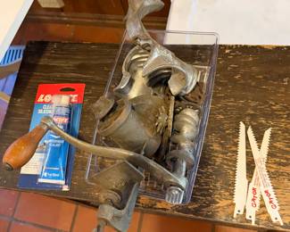 Vintage meat grinder 