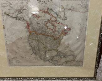 Antique Map Erklarung in German JC Hinrichssche Buchhandling
