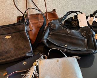 Designer Bags ( Coach, Tory Burch, TOD's Marc Jacobs and D&G)