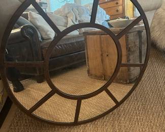 Vintage Round Mirror