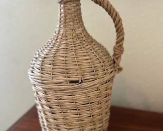 Wicker Wine Jug