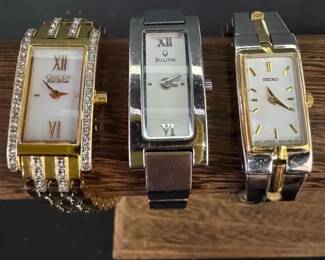 Seiko, Citizen & Bulova Women’s Watches