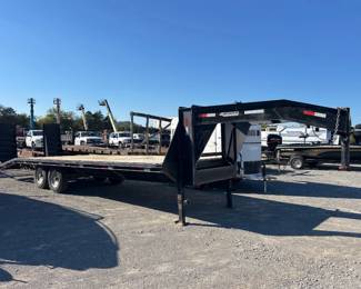 BLAZER 25’ GOOSENECK FLATBED TRAILER