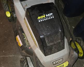 Ryobi Brushless, cordless walk behind mower