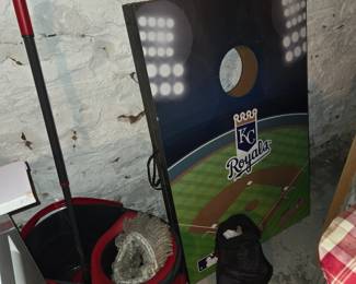 Royals cornhole game