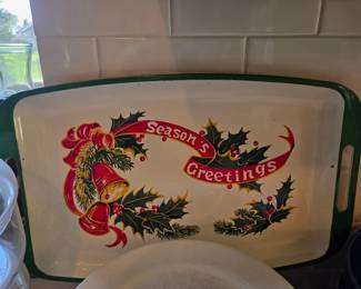 Vintage serving platters