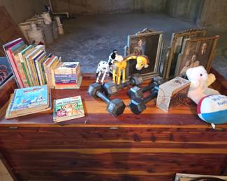 Children's books, toys
