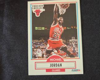 1990-91 Fleer Michael Jordan card
