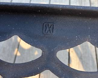 Hanamint Logo on bottom of Patio furniture