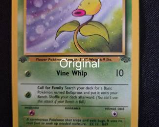 Vintage Pokemon 1999 Bellsprout