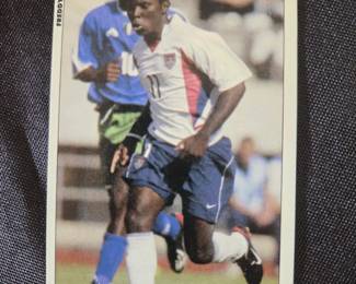 Rare Freddy Adu w/ Christian Ronaldo on back