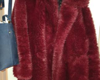 MNG Faux Fur Coat