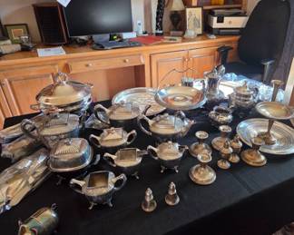 Silverplate serving ware