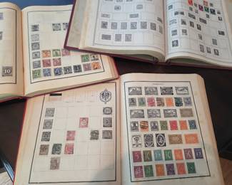 Vintage Postage stamps albums