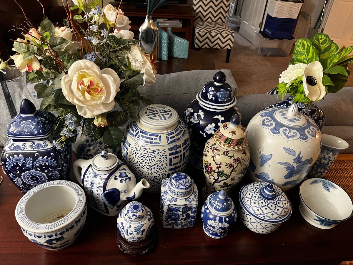 Blue and White Decor