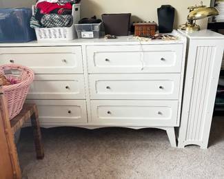 White dresser
