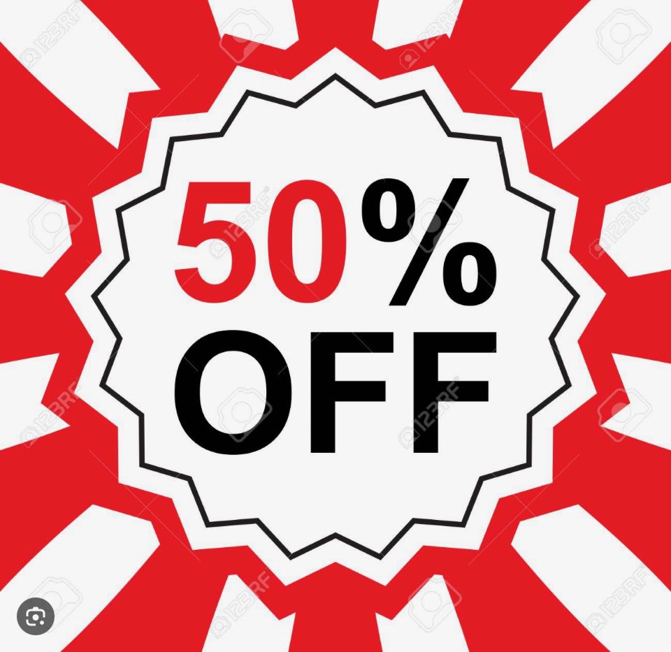 Half off Google Search