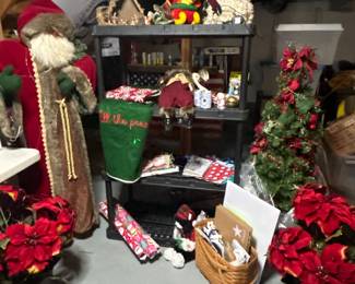 Tons of Christmas decor