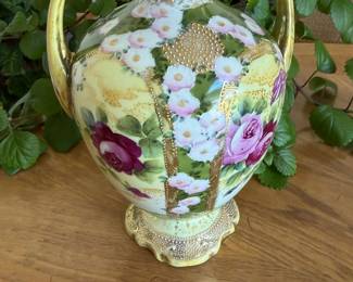an early 20th-century antique Nippon porcelain vase