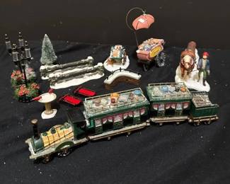 Dept 56 Dickens Village The Flying Scot Train and Other Accessories and Figurines