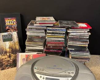 CDs And Sony CFD5350 Player