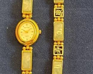 Gem Time Womens Watch And Matching Bracelet