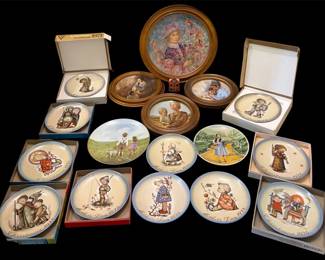 Vintage Sister Berta Hummel Schmid Collector Plate Estate Collection