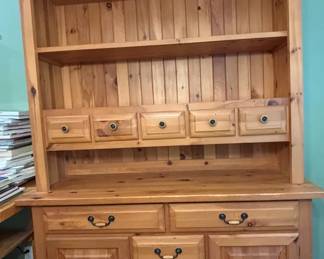 TwoPiece Pine Welsh Dresser