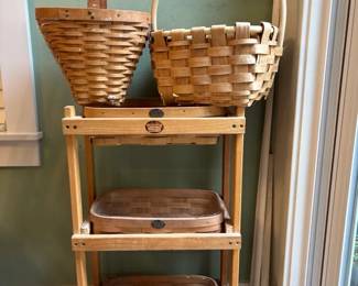 Peterboro Basket Co ThreeTiered Basket Stand