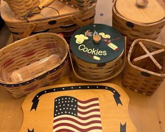 Peterboro Basket Co Seasonal Baskets Ice Bucket and Cookie Jar Basket