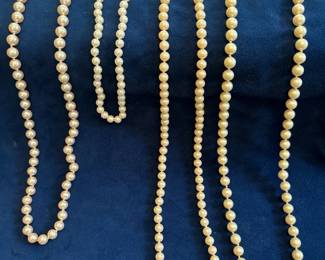 Faux Pearl Necklaces