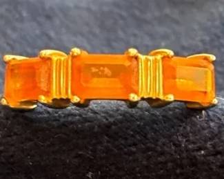 14K Gold Gemstone Ring