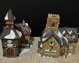 Dept 56 Dickens Village Old Camden Town Church Knottinghill Church Retired