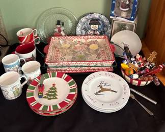 Holiday Entertaining Appetizer Plates Cups Casserole Cheese Spreaders And More