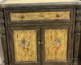 Stein World Painted Wood Cabinet