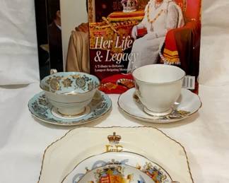 Royal Elizabeth II Coronation Teacup Sets Books Paragon Royal Albert