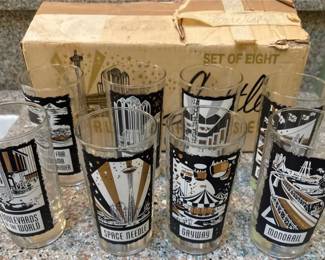 1962 Seattle Worlds Fair Glasses NIB