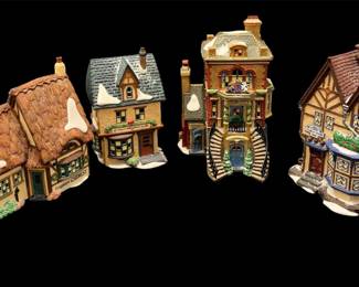 Olde London Towne A FourPiece Dickens Village Escape For The Holidays