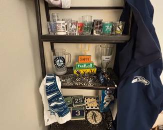 Seahawks Jacket Shot Glass Collection and More Team Swag