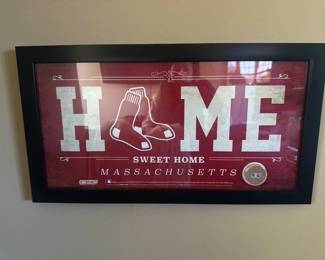 Boston Red Sox Home sign
