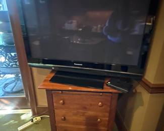 Panasonic TV & nightstand