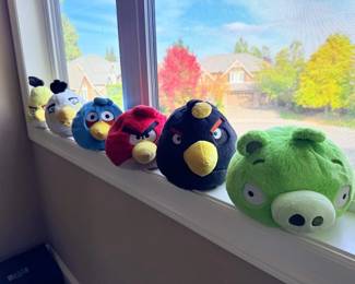 Angry birds plush toys