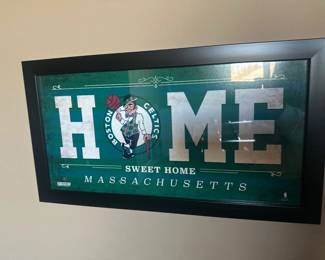 Boston Celtics Home sign