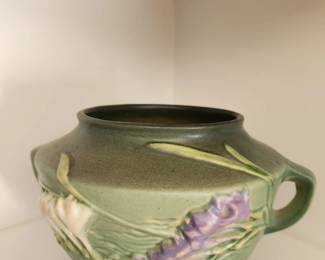 1945 - Vintage Roseville Pottery - 'Freesia'. - Double Handled. 